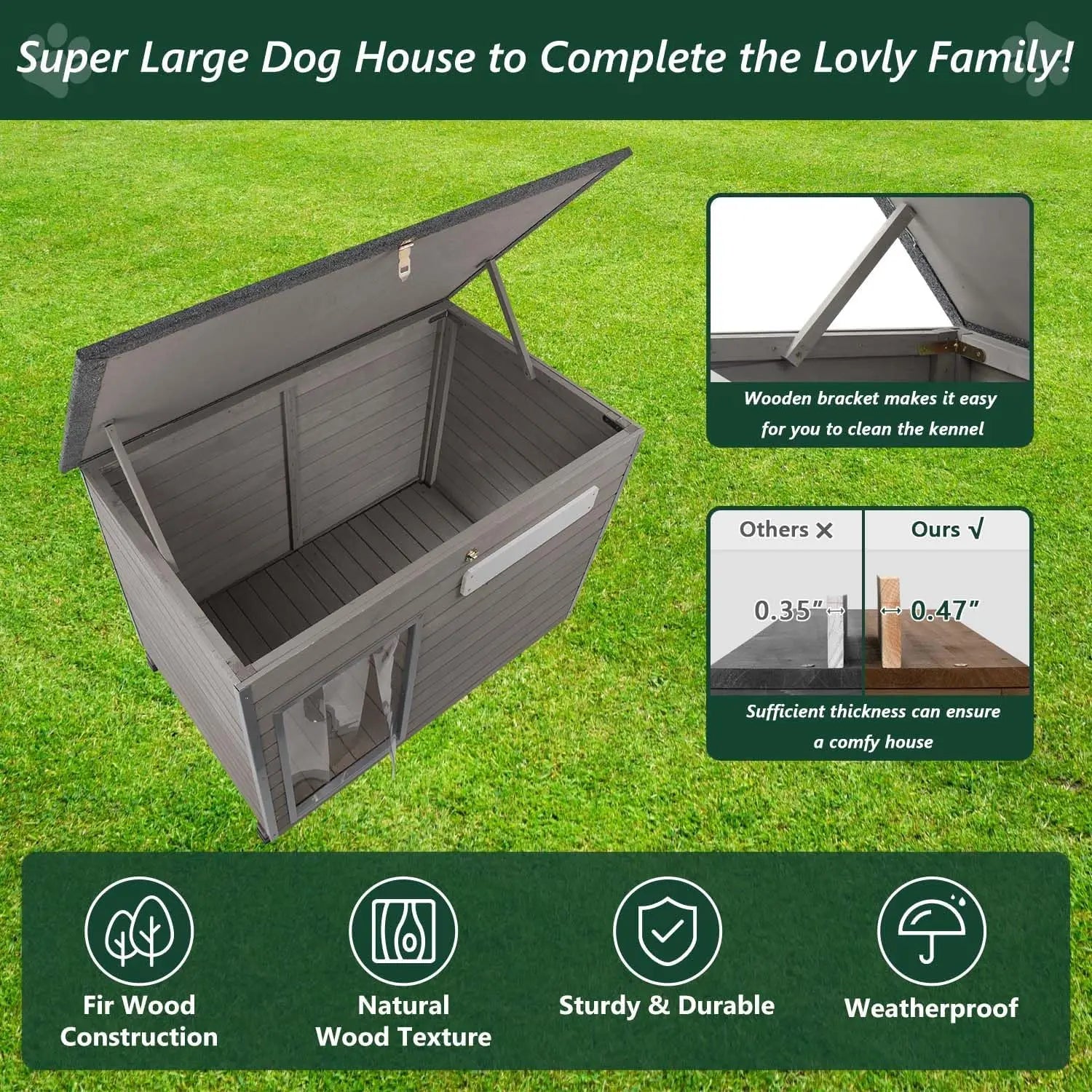 Wooden Dog House