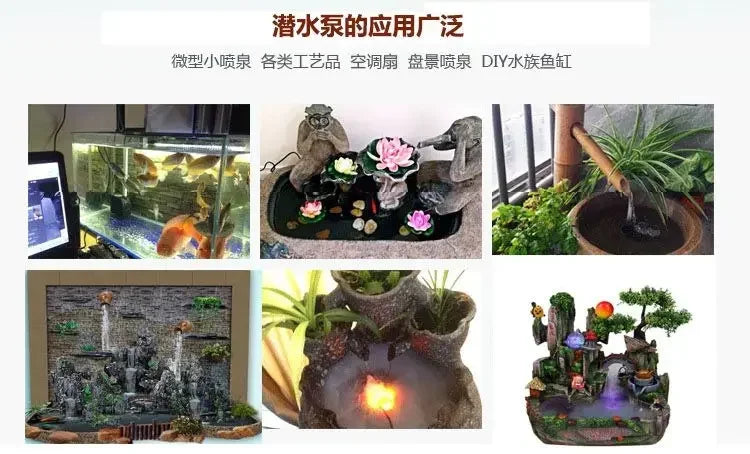 3W 5W LED Light Fountain Pump