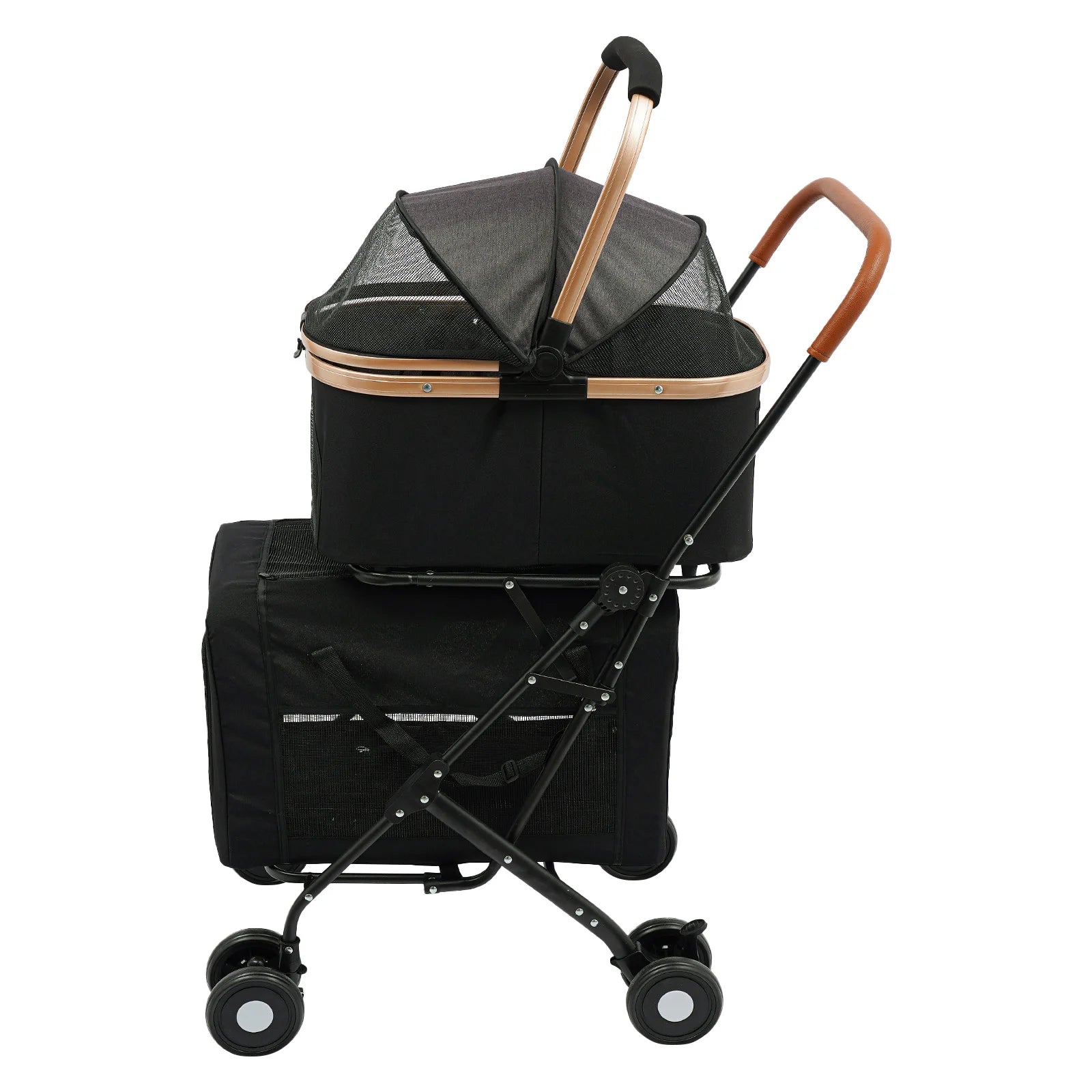 Stroller, 2 Pet Carriers for S/M Dogs