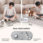 Dog/Cat Grooming Vacuum with Clipper