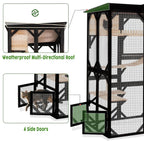 Wooden Cat Enclosure
