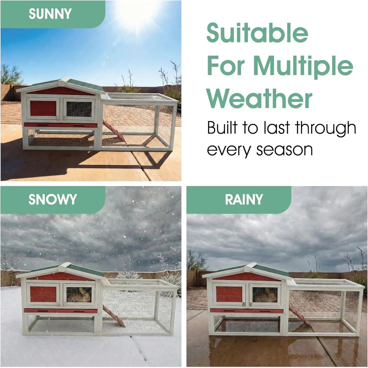 Large Rabbit Hutch/Chicken Coop