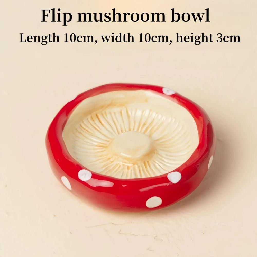 Mushroom Ceramic Hamster Hideout
