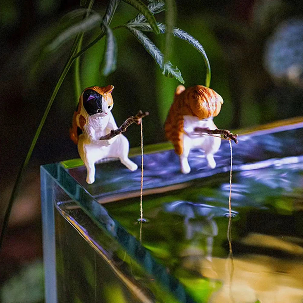 Kitten Fishing Ornament