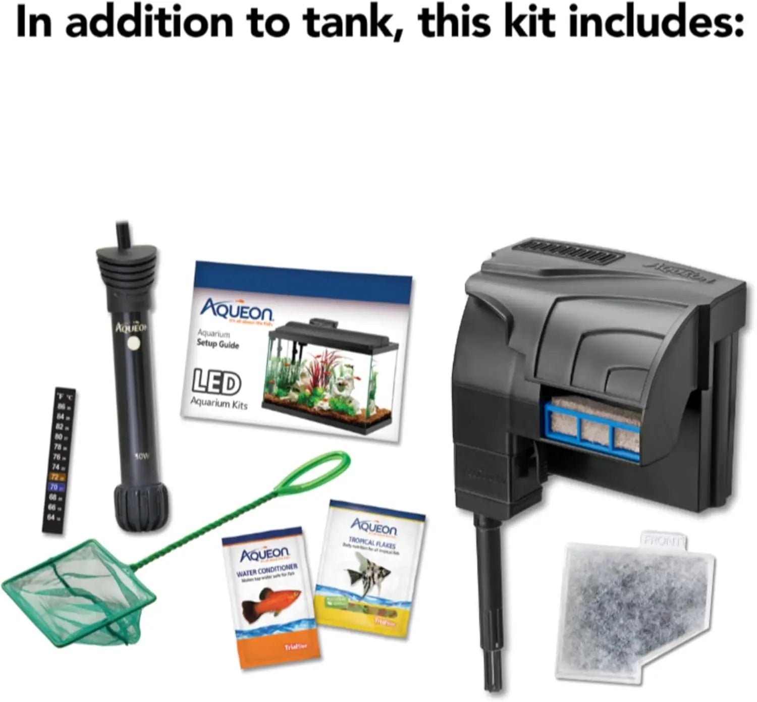 Complete 10 Gallon Aquarium Starter Kit