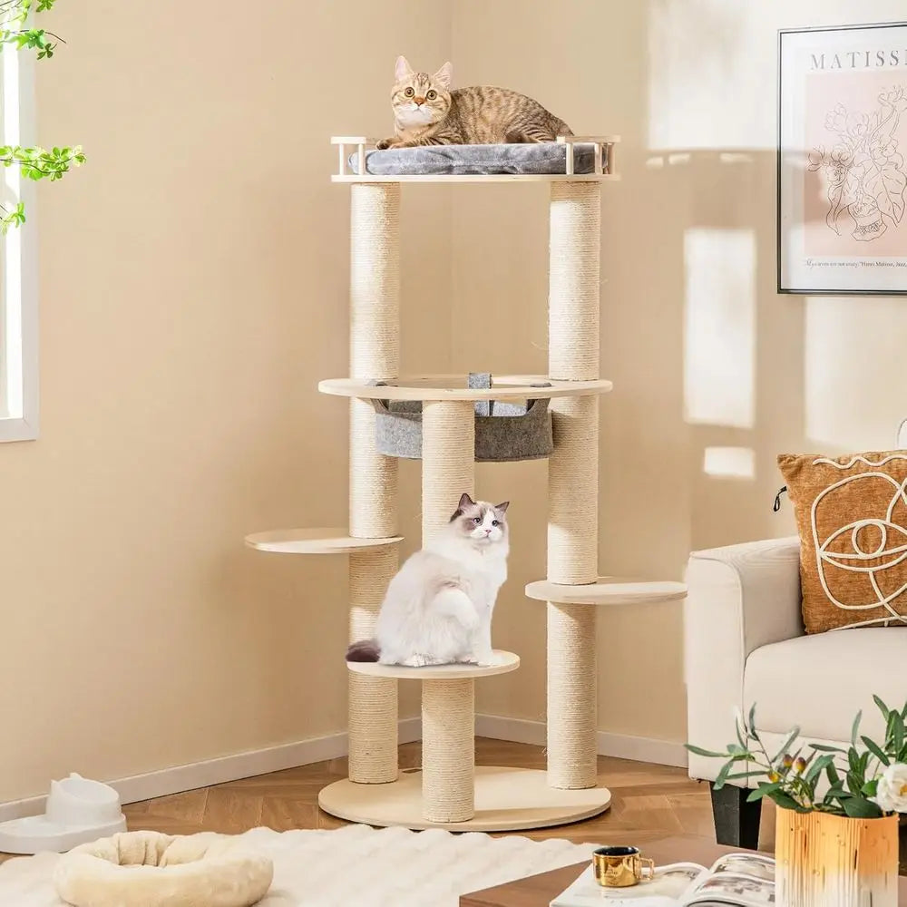 Multi-Level Cat Tower