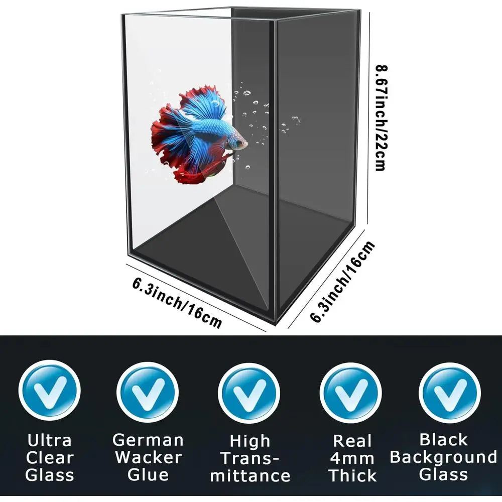 Glass Aquarium Starter Kits 1.5 Gal