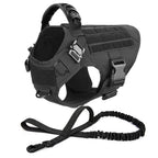 Tactical Dog Harness Leash Set