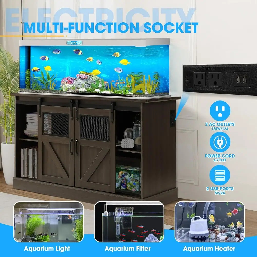 Heavy-Duty 55-75 Gallon Aquarium Stand