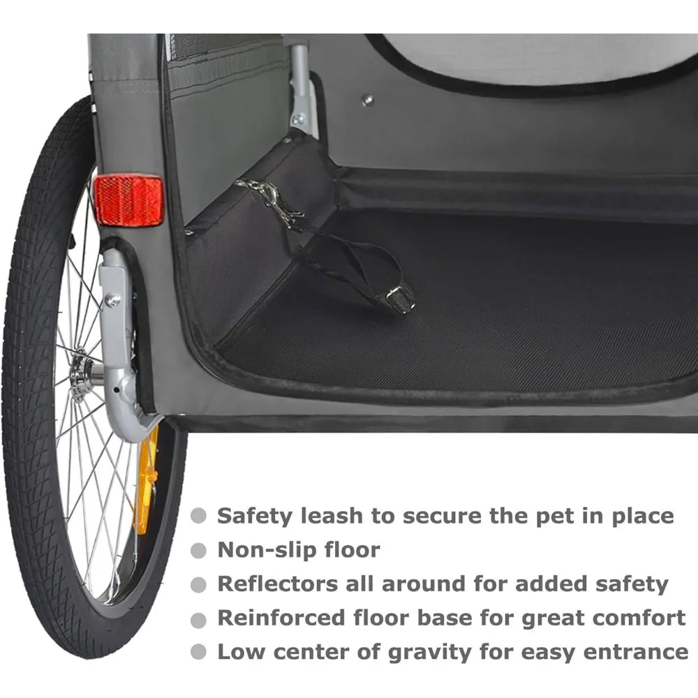 XL Pet Bike Trailer for Large Dog