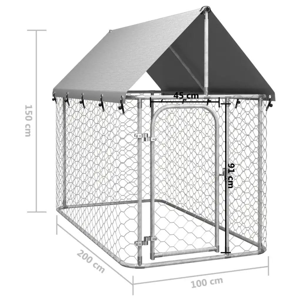 Kennel with Roof/Fences