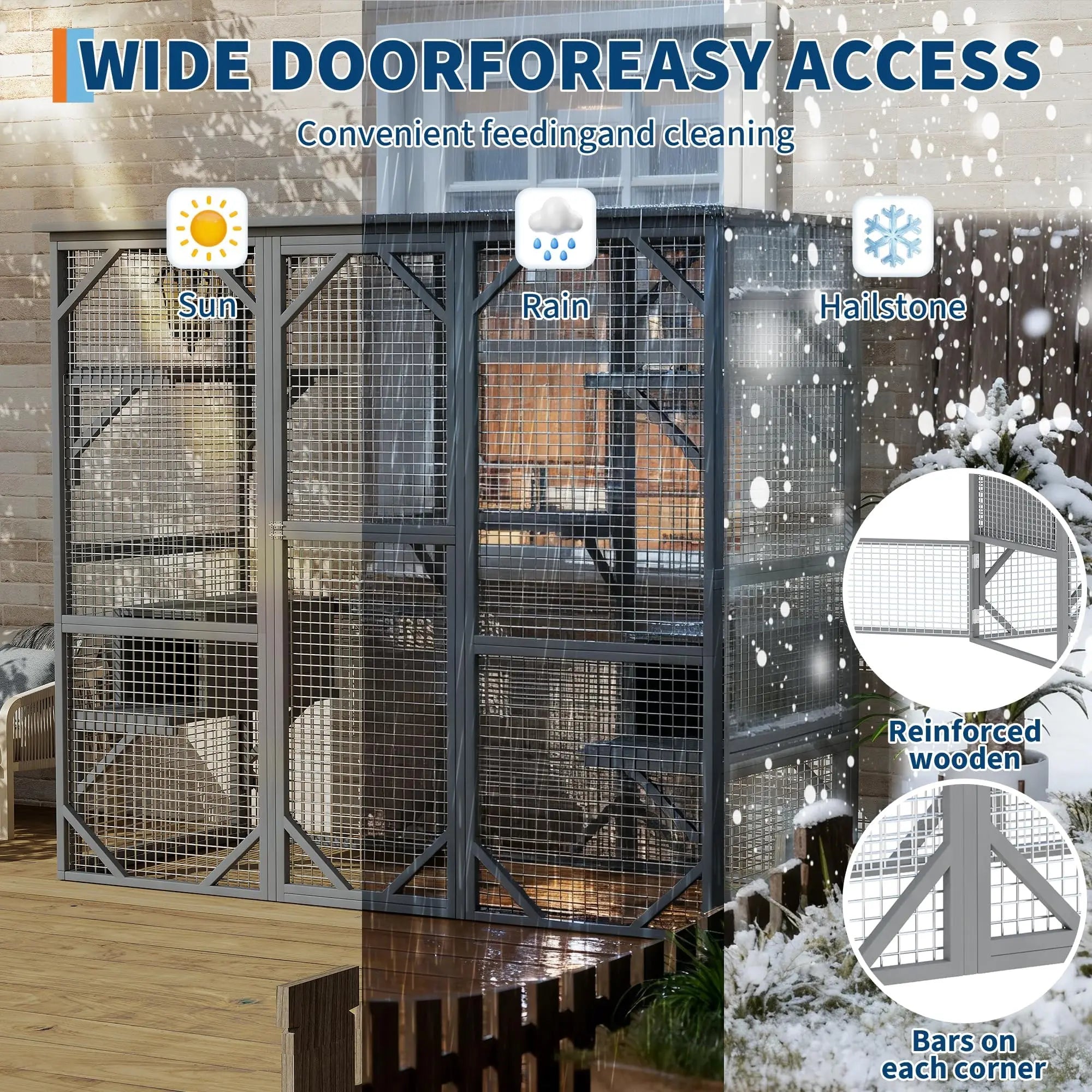 Extra Large Cat Enclosure