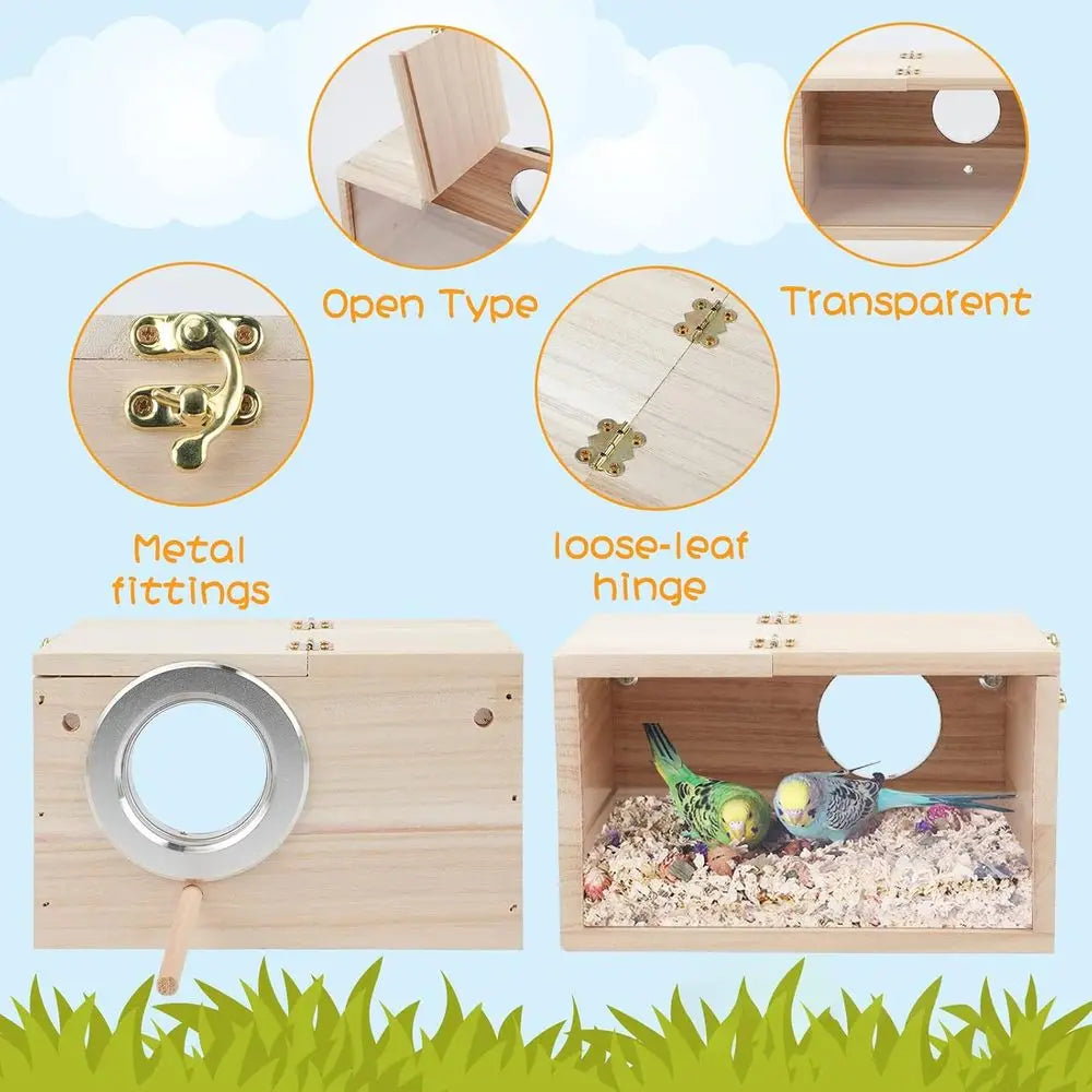 Parakeet Nesting Box
