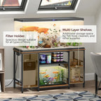 Heavy-Duty 3-Tier Metal Aquarium Stand