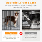 Dog Crate Metal/Wood
