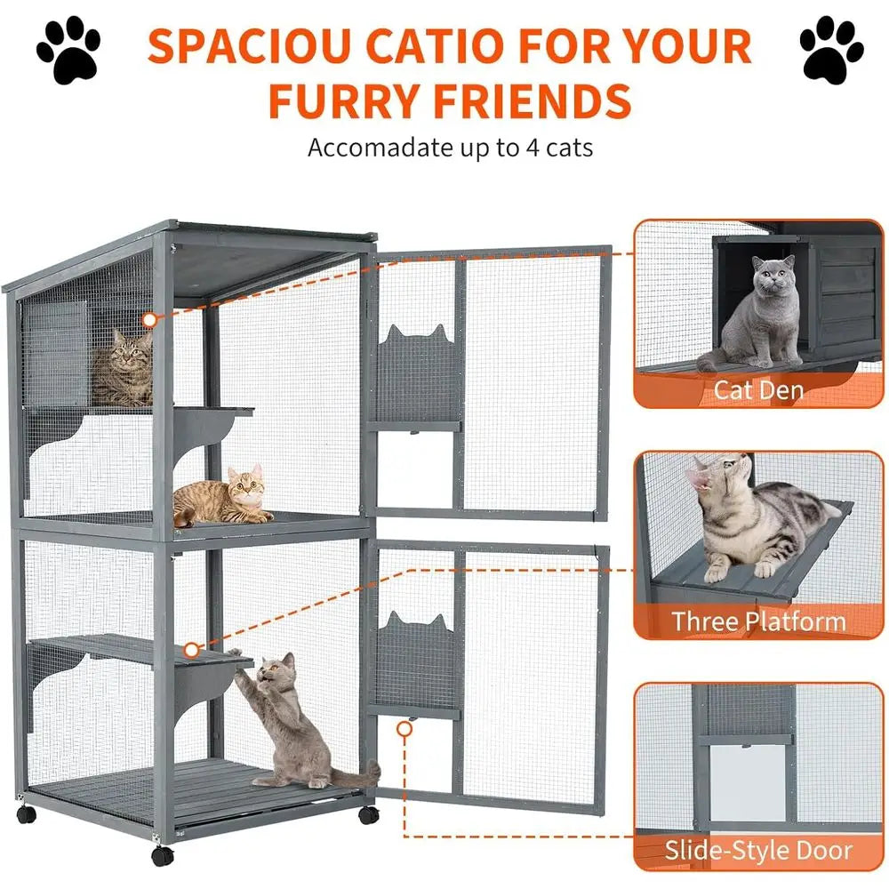 69" L Cat Enclosure