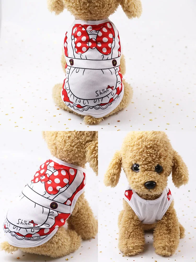 Cartoon Print Cotton Apparel