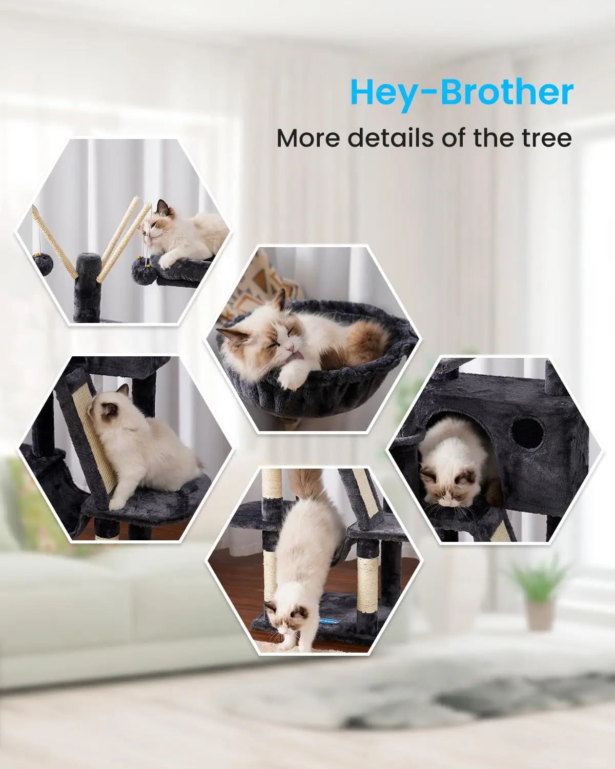 53-Inch Cat Tower