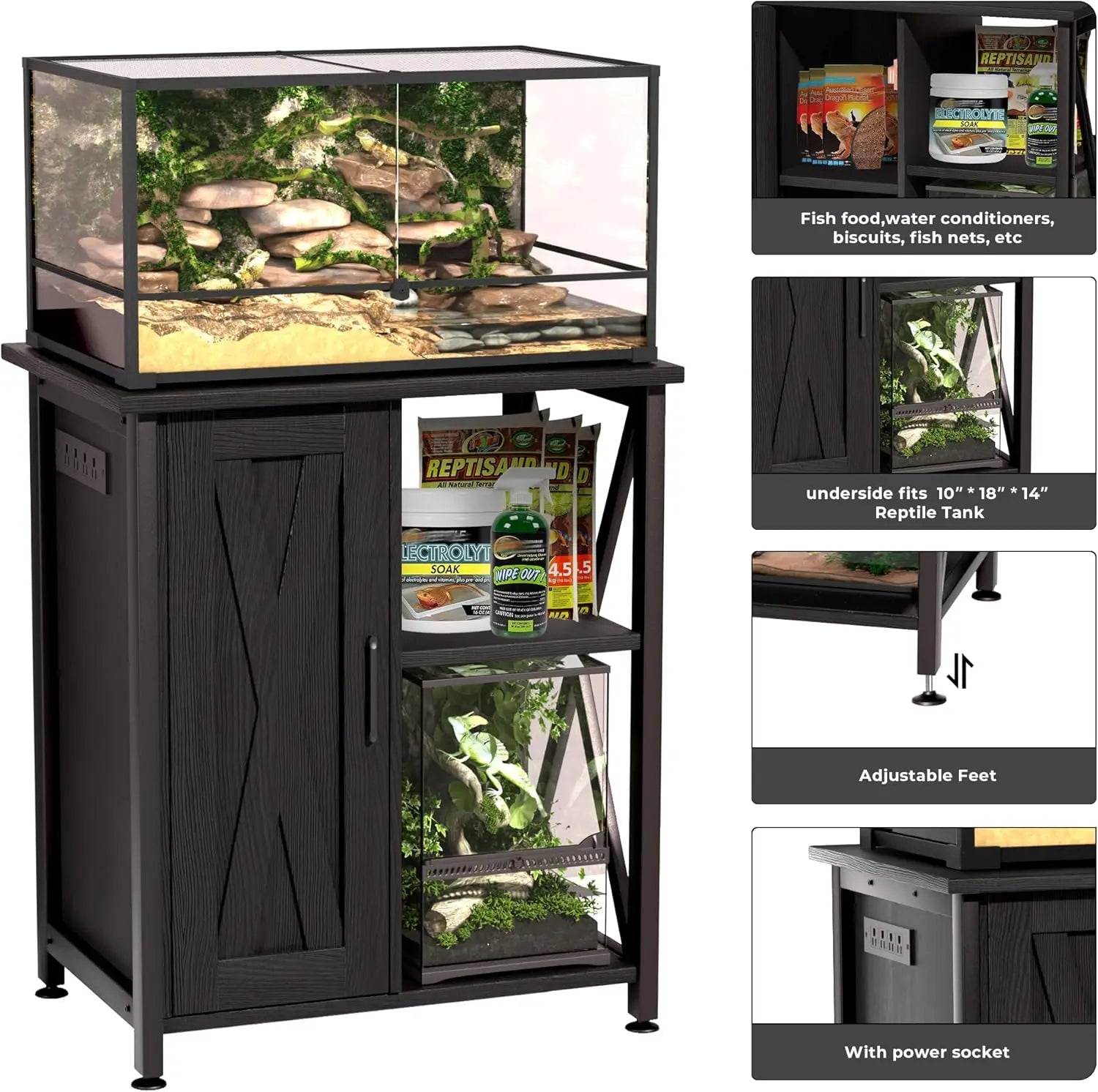 67-Gallon Reptile Tank Stand
