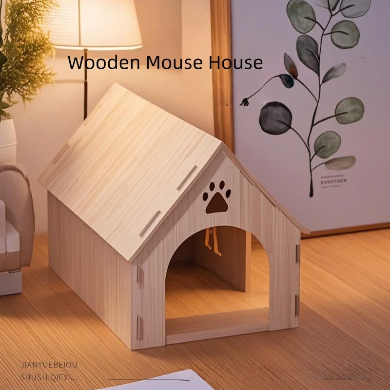 Cat Wooden Nest House