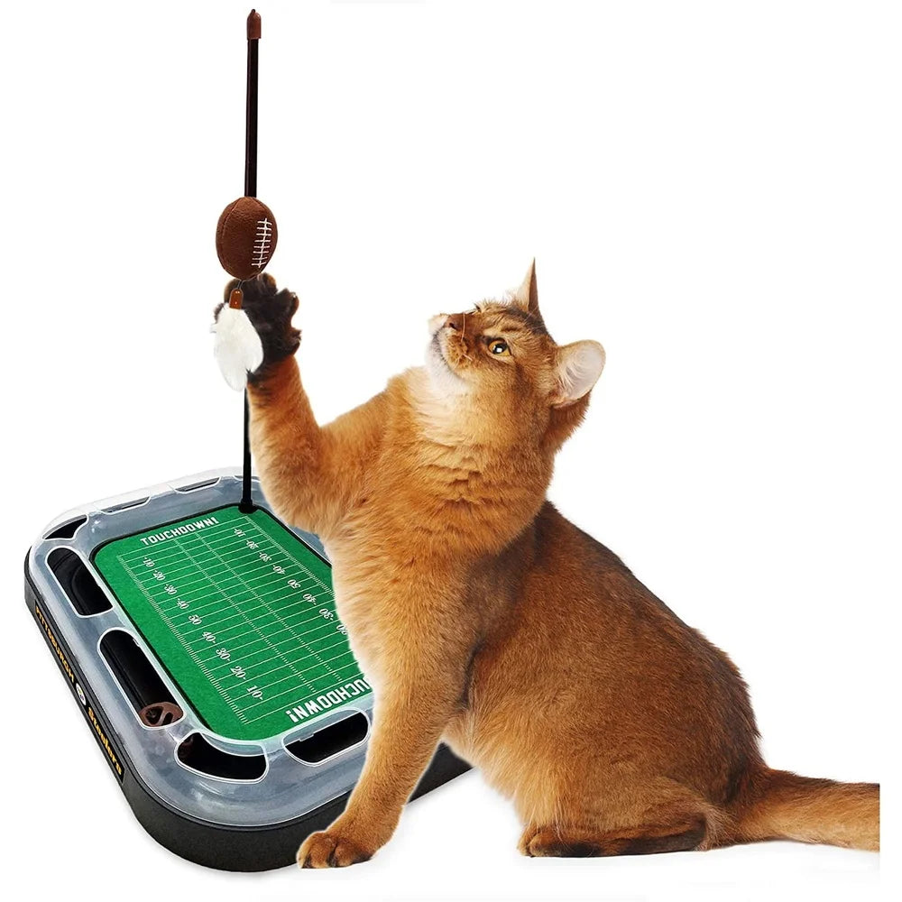Cat Scratcher Toy with Catnip