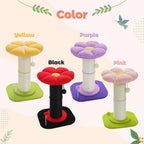 Pink Flower Cat Scratching Post