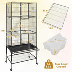 69" XL Rolling Bird Cage