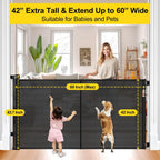 Extra Tall Retractable Gate