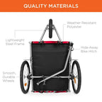2in1 Dog Bike Trailer