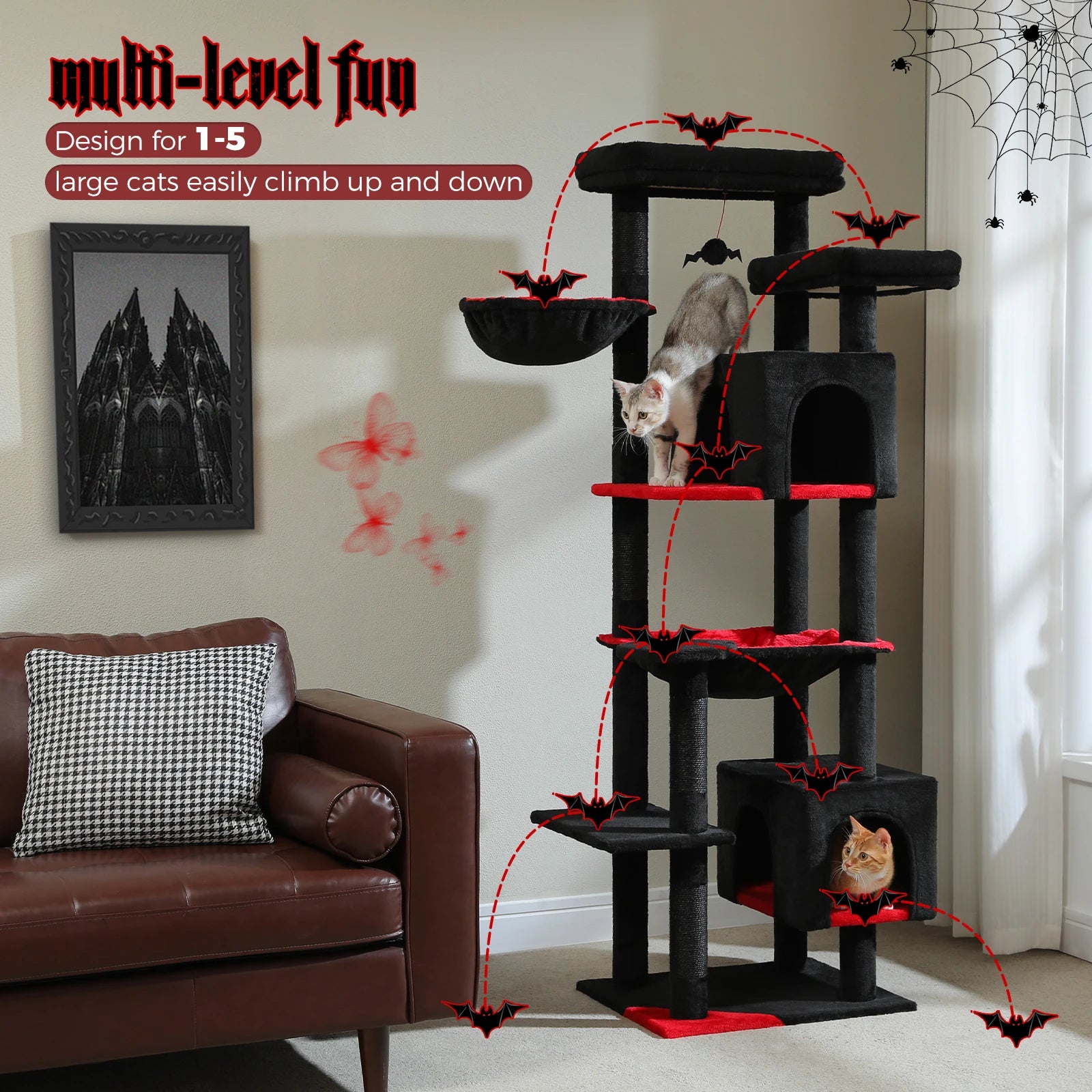 Tall Cat Tree Tower