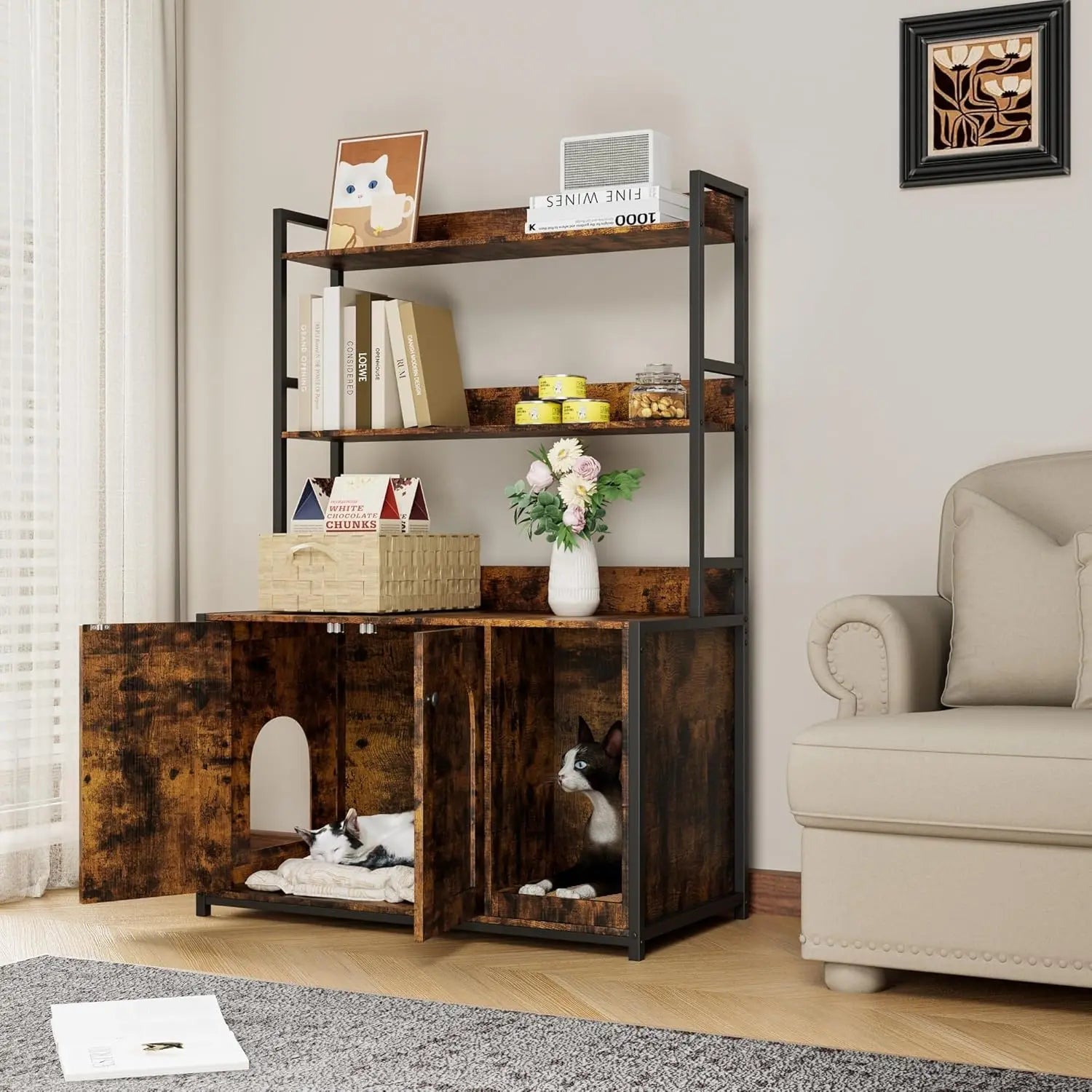Cat Litter Box Enclosure