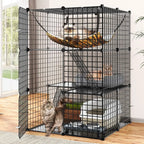 Metal Cat Cage 3-Tiers