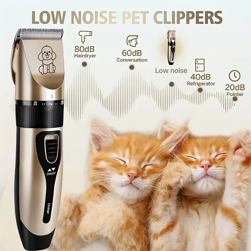USB pet grooming tool set