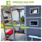 77" L Wooden Cat Enclosure