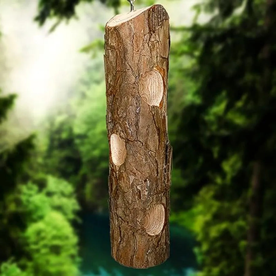 Cedar Suet Log Feeder
