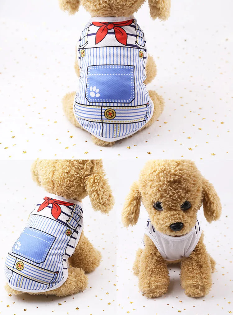 Cartoon Print Cotton Apparel