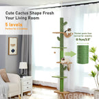 Cat Tree 5-Tier Floor to Ceiling