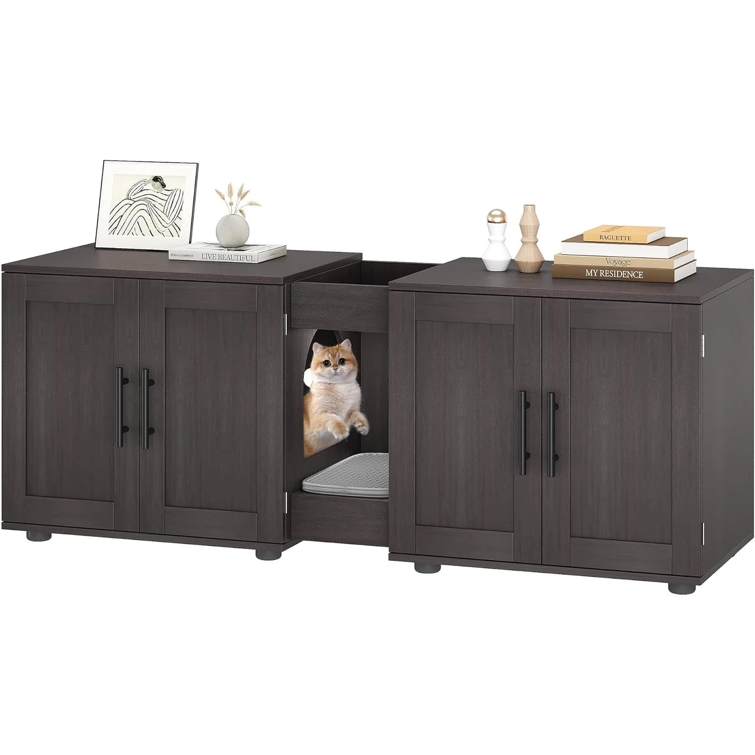 Cabinet Cat Litter Box