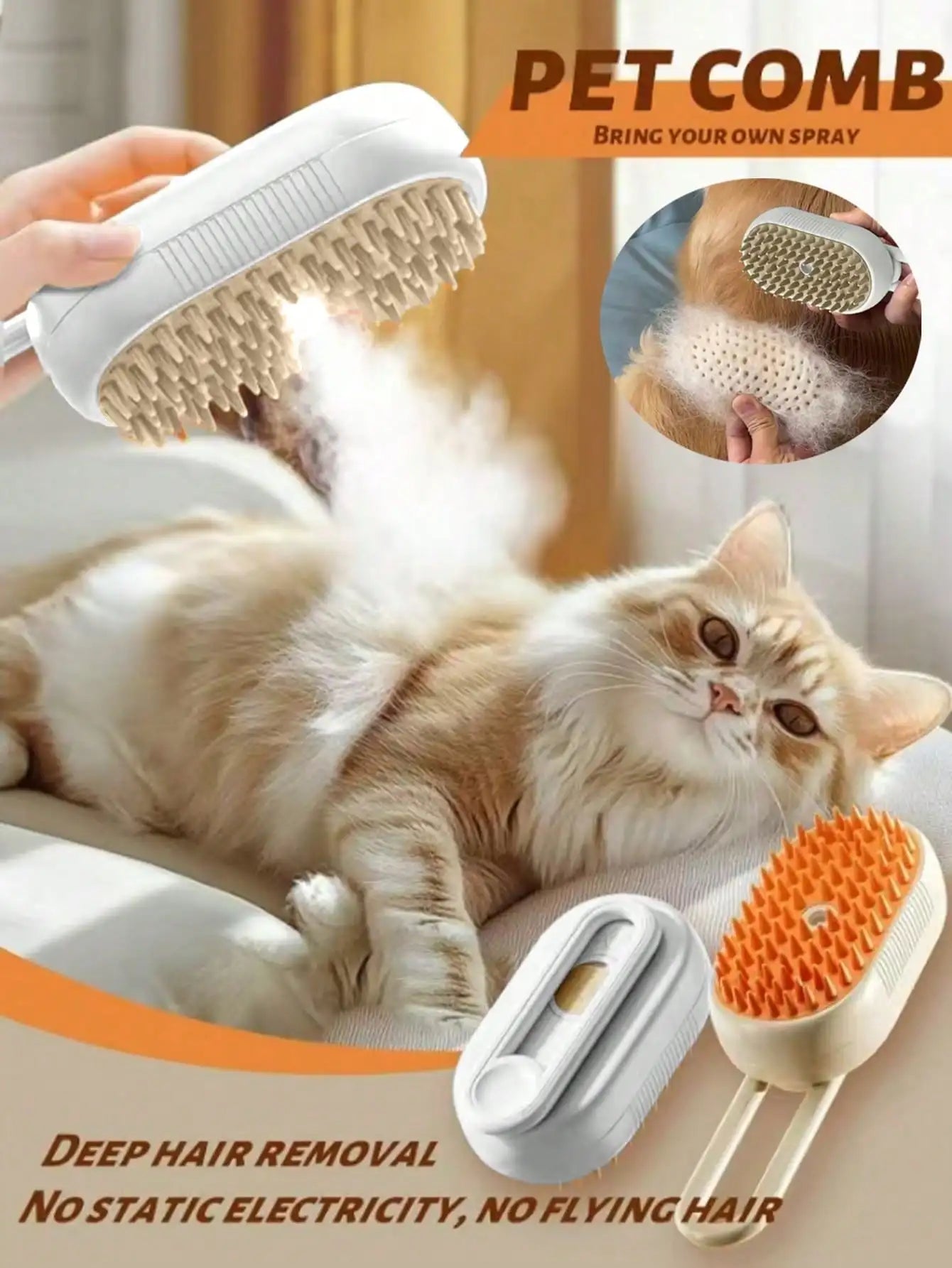 Steam Brush/Grooming Tool