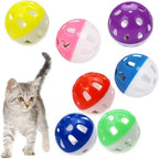 6/100Pcs Cat Toy Jingle Balls
