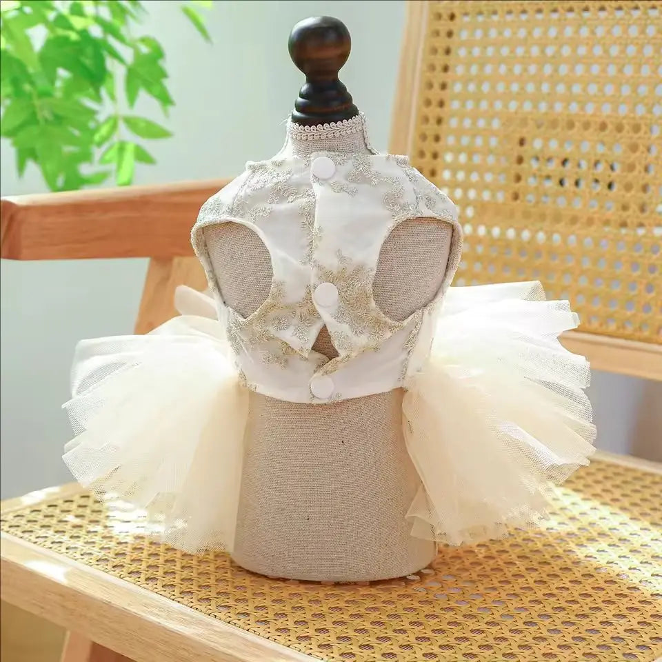 Dog Spring/Summer Wedding Dress