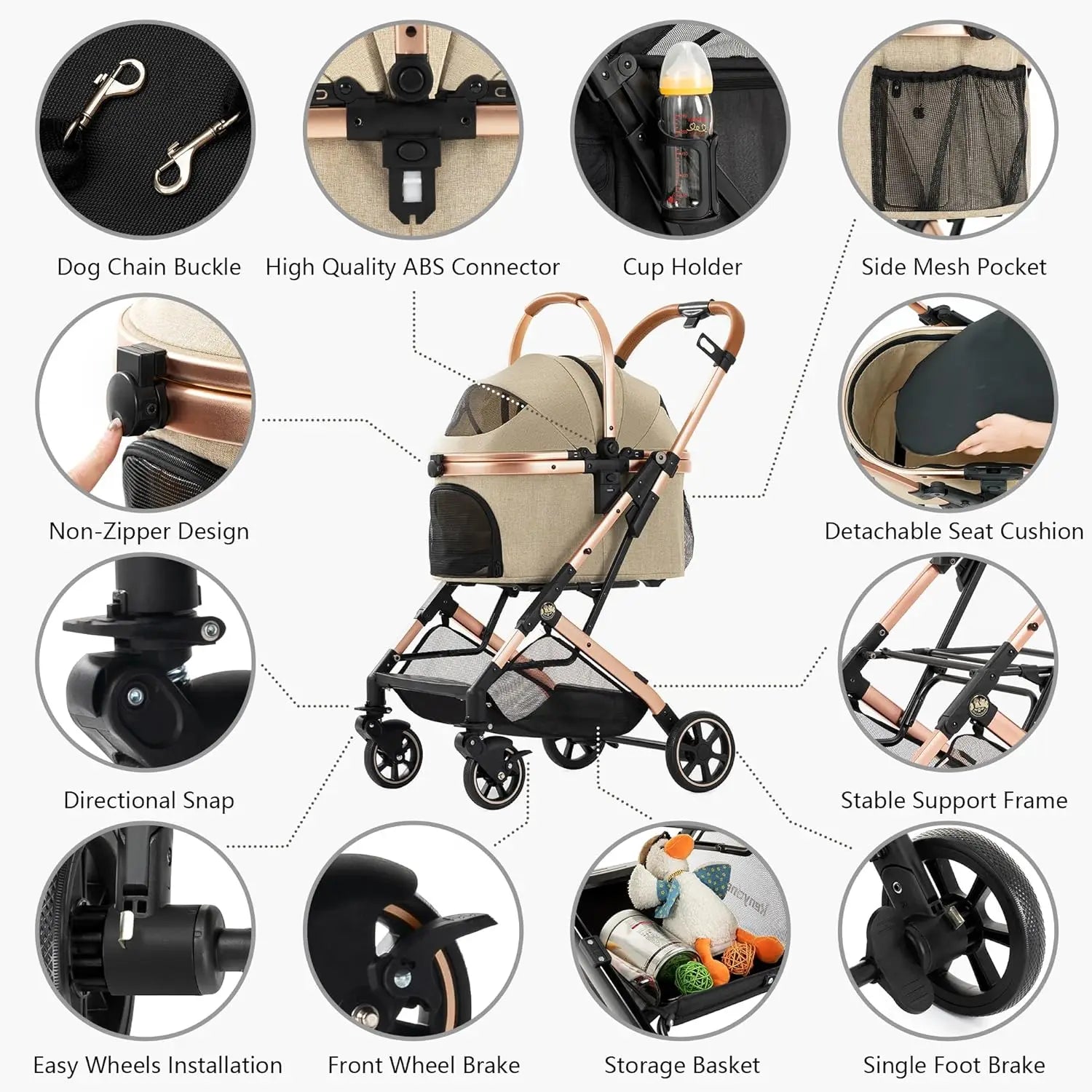 Stroller for S/M Dogs/Cats
