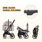 Pet Stroller for Medium or 2 Small Dogs/Cat