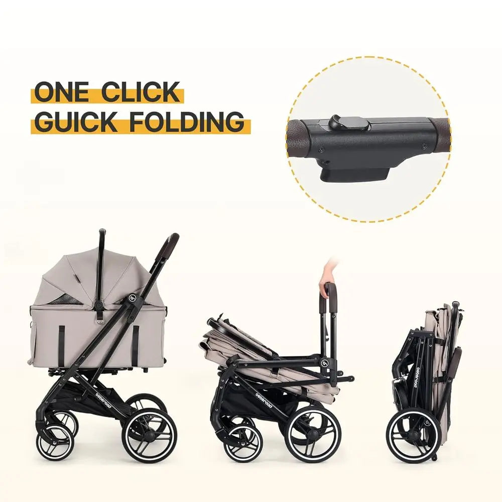 Pet Stroller for Medium or 2 Small Dogs/Cat