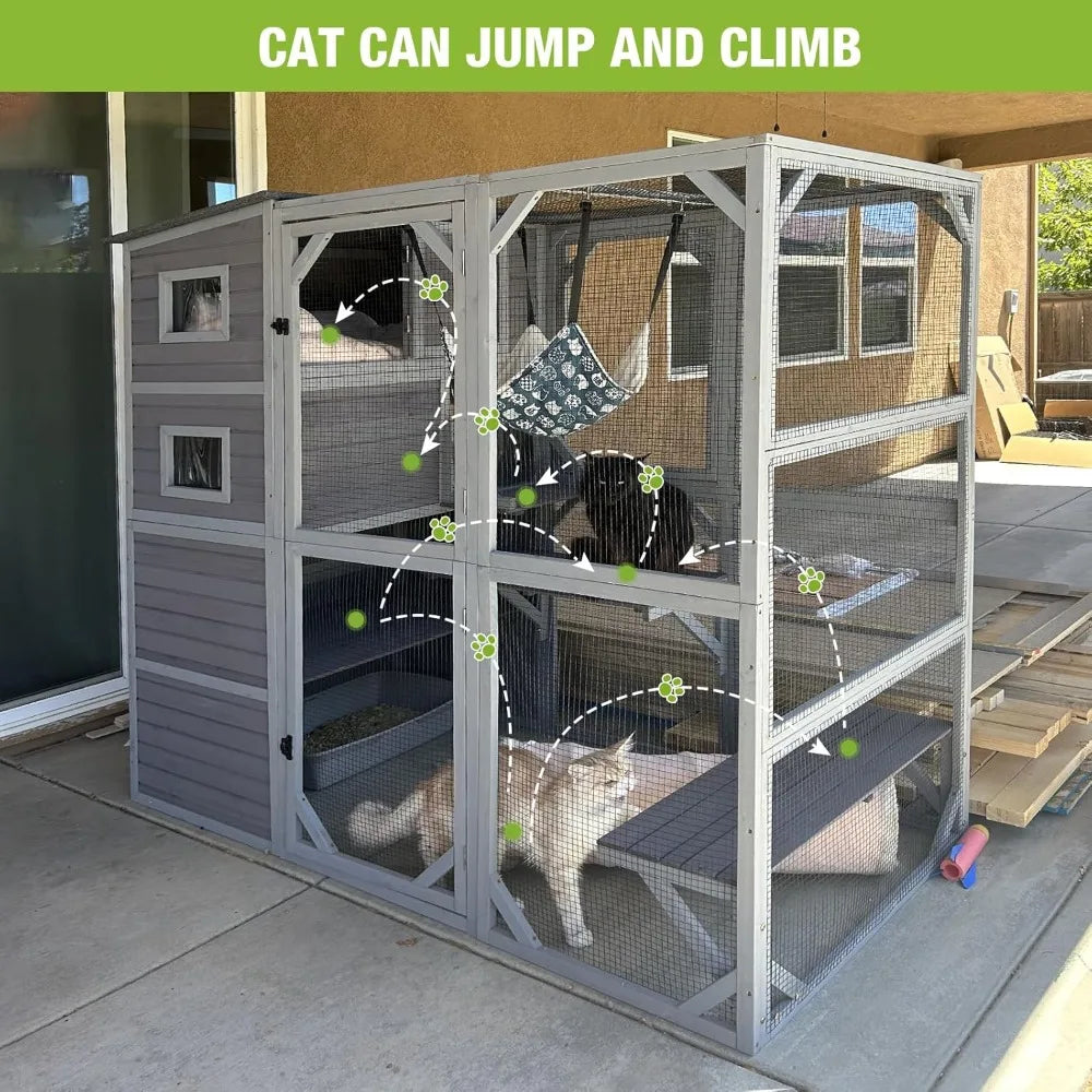 Cat Enclosure 76.8"