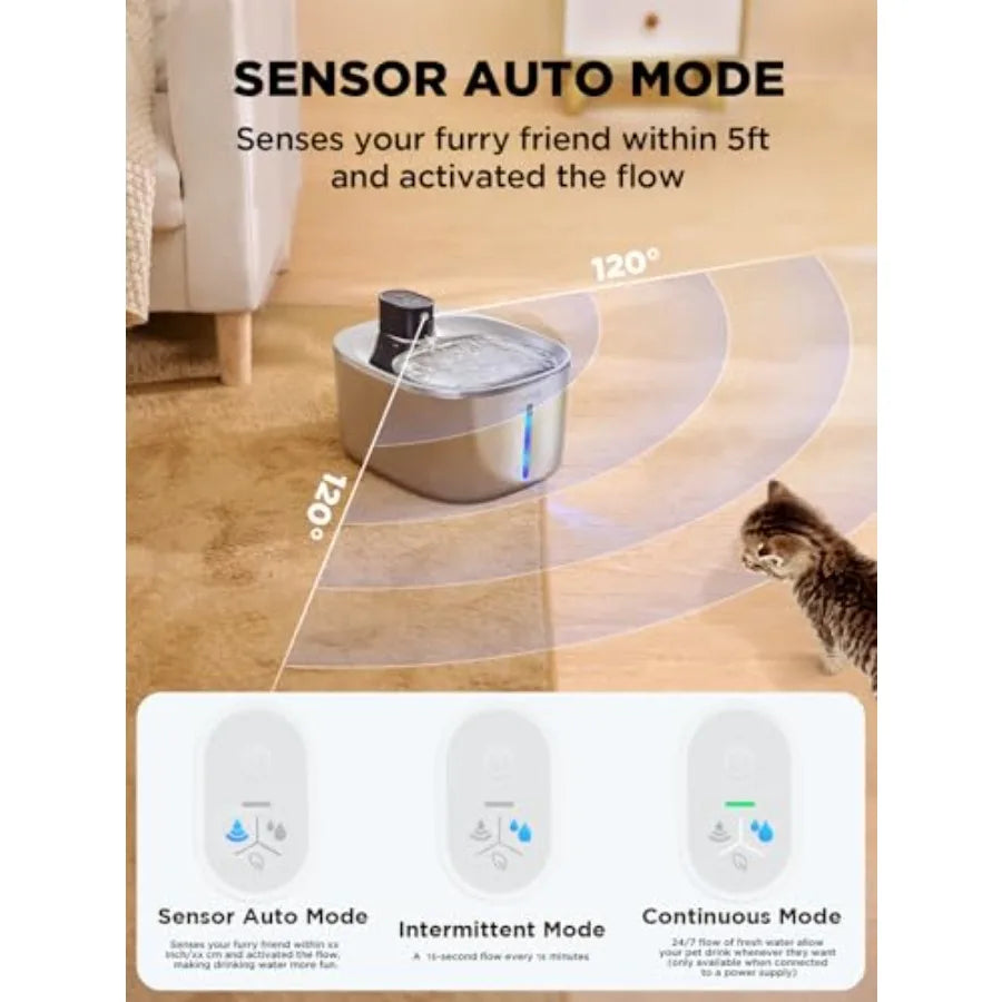 Cordless Water Fountain Battery Operated