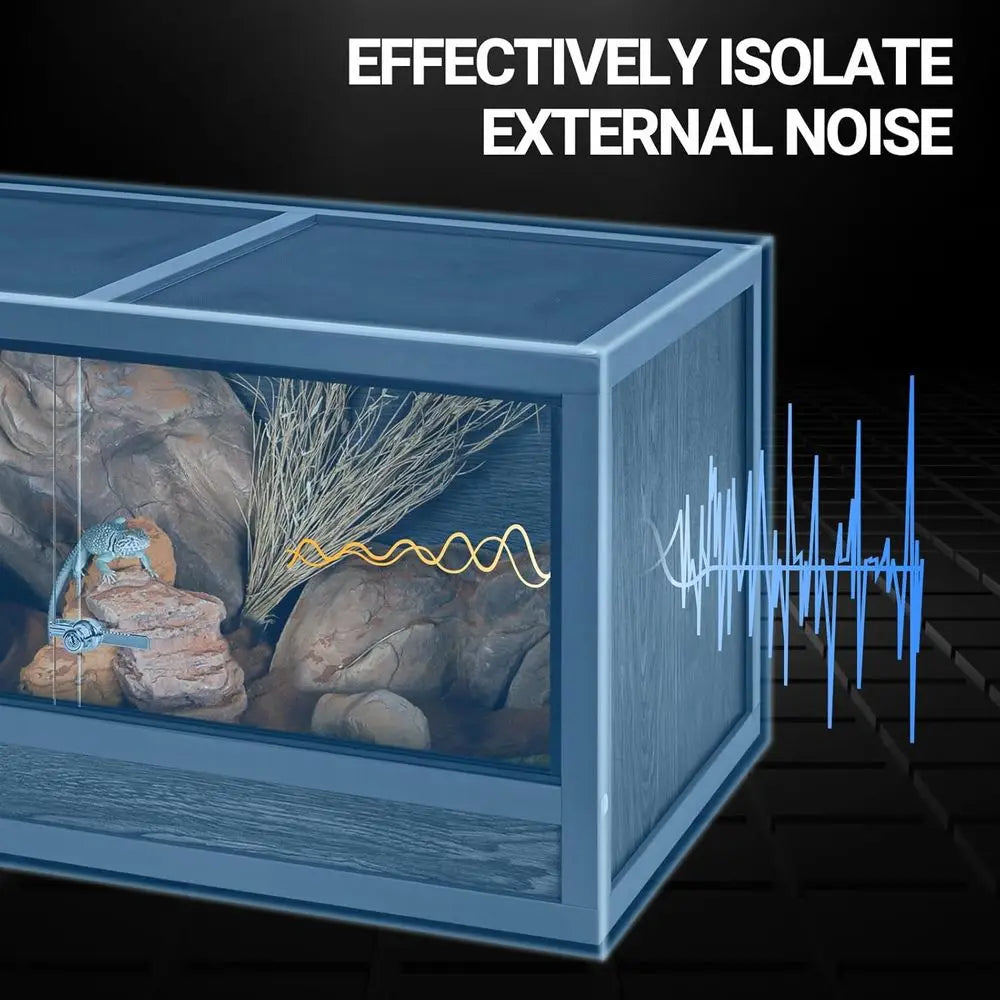Insulated Wooden Reptile Enclosure