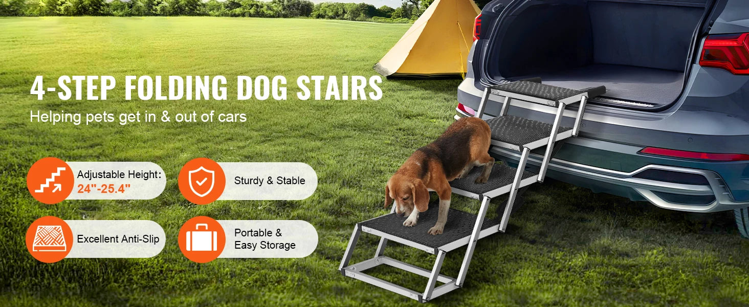 Folding Dog Stair for Cars
