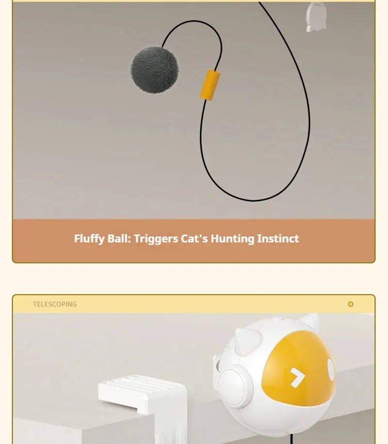 Automatic Lifting Cat Toy Ball