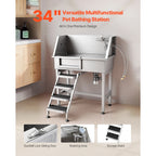 Dog Washing Station Stainless Steel